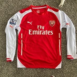 2014 Arsenal Home Jersey L/S Men’s Small - Özil
